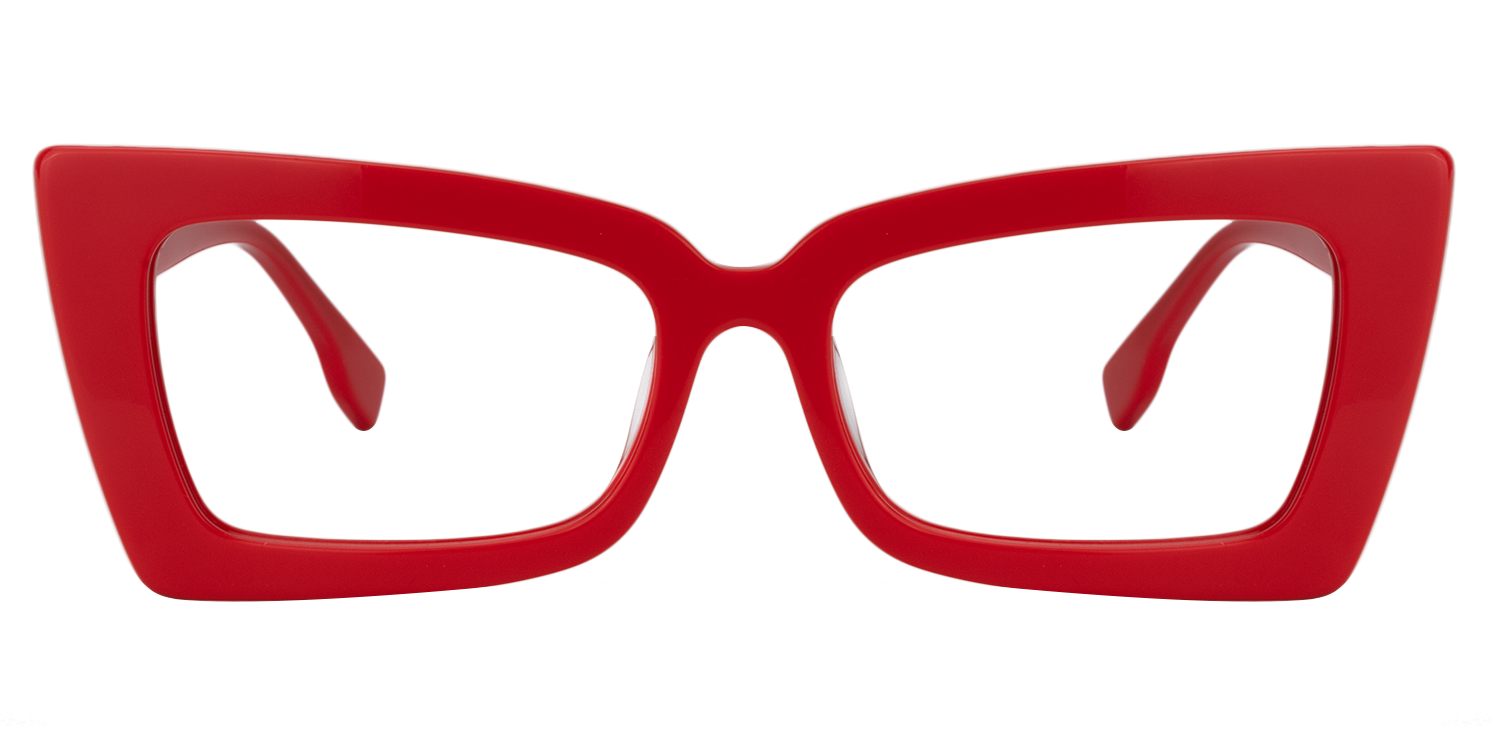 ALETIA. Lente de pasta roja. Lente ojo de gato. Lente con filtro luz azul. Lente personalizado. Lentes unisex. Lentes para computadora