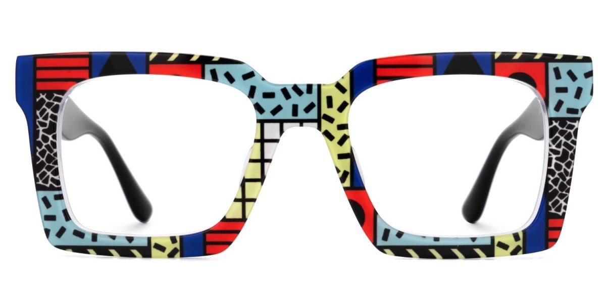 CUBIQ, lente de pasta. Lente de Colores. Lente wayfarer. Lente con filtro luz azul. Lente personalizado