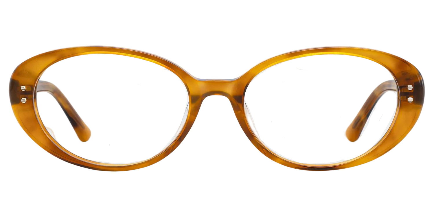 ETHEL BROWN. Lente de pasta café. Lente ovalado. Lente con filtro luz azul. Lente personalizado. Lentes unisex. Lentes para computadora