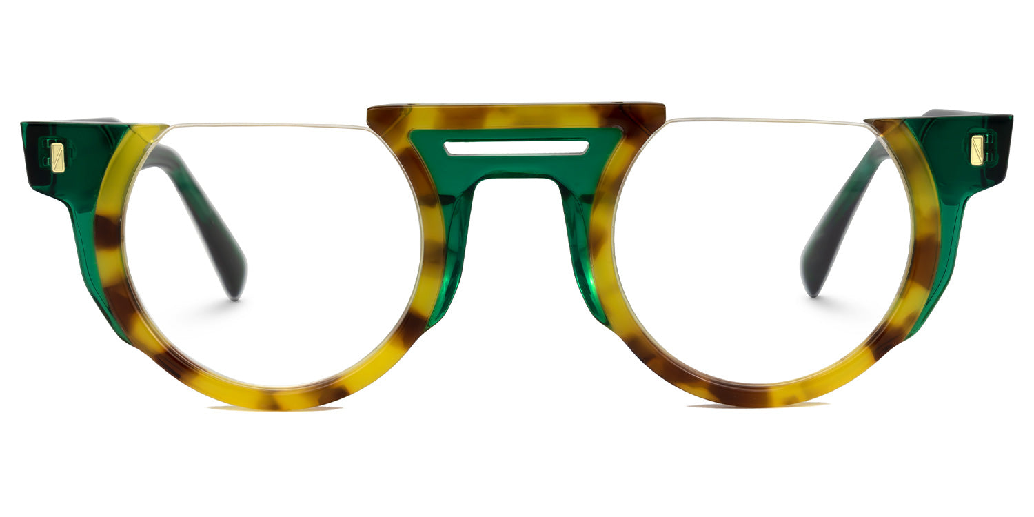 FALCON GREEN. Lente de pasta verde. Lente de Colores. Lente redondo. Lente con filtro luz azul. Lente personalizado. Lentes unisex. Lentes para computadora