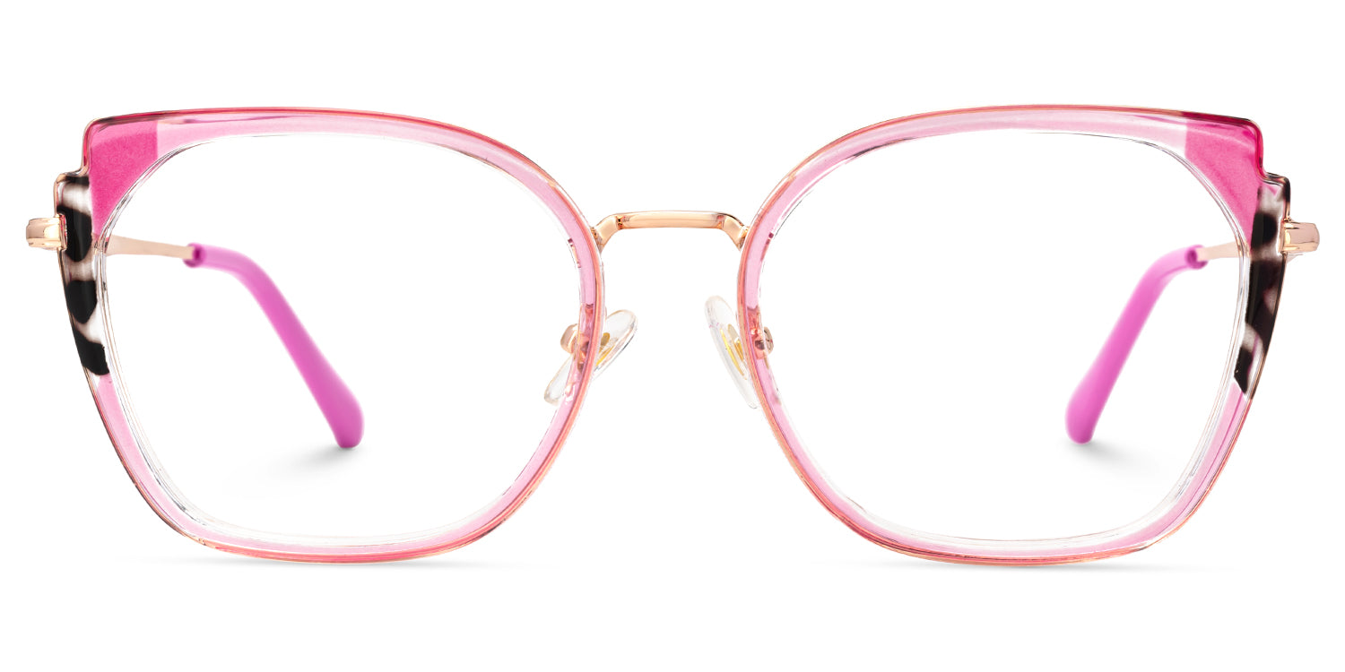 Armazón rosa. Armazón ligero. Armazón para mujer. Armazón para graduar