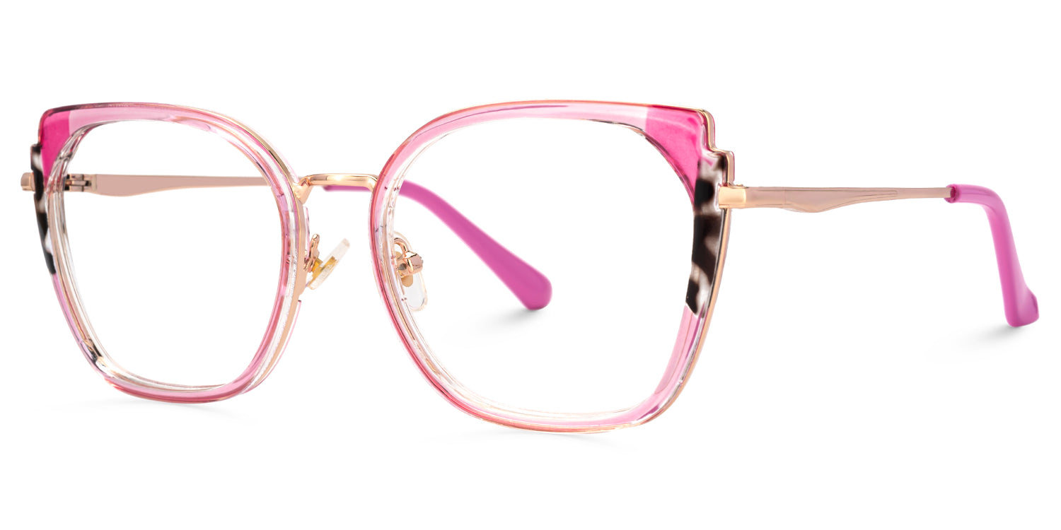 Armazón rosa. Armazón ligero. Armazón para mujer. Armazón para graduar