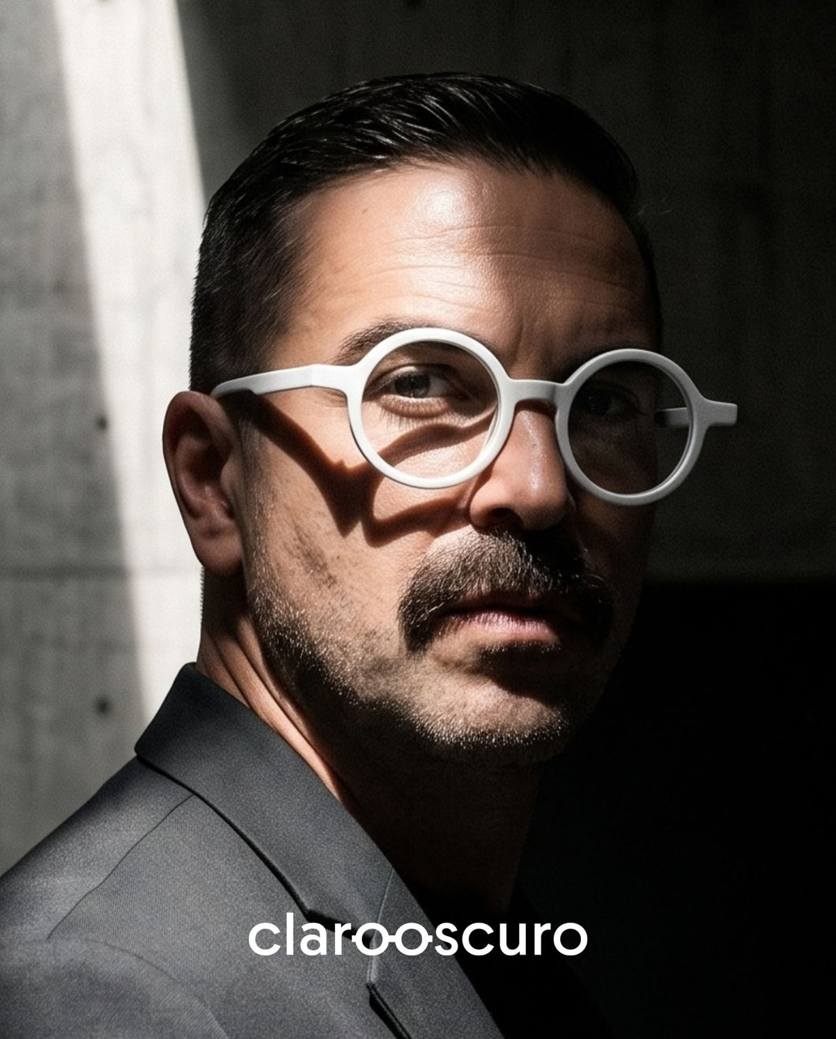 IT WHITE es un armazón redondo en blanco absoluto que convierte la pureza en una declaración de diseño. Limpio, gráfico y profundamente contemporáneo