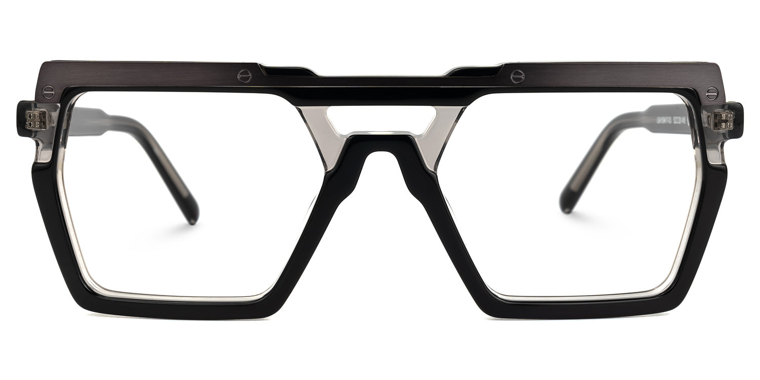 LAMBO. Lente de armazón negro. Lente tipo aviador. Lente con filtro luz azul. Lente personalizado. Lentes unisex. Lentes para computadora