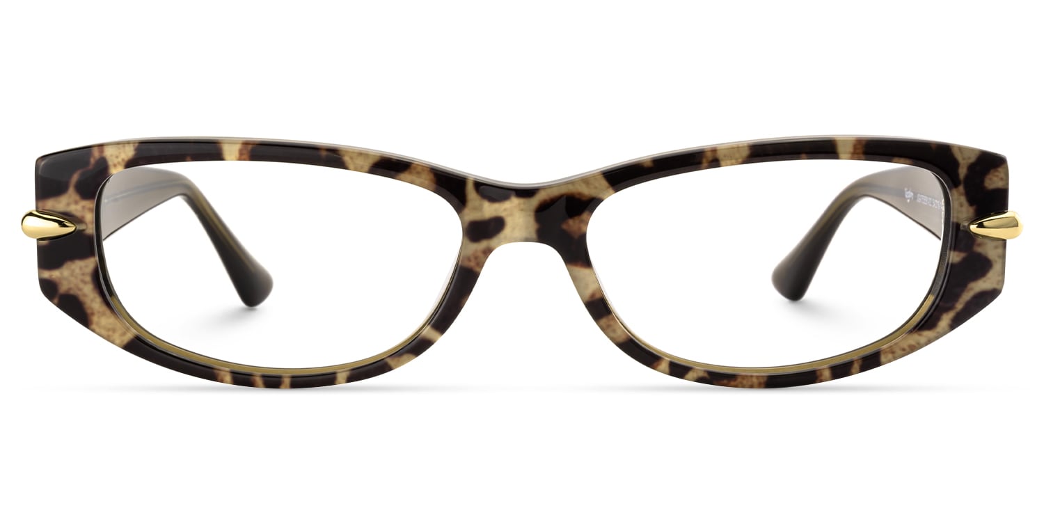 Armazón animal print. Armazón rectangular. Armazón ojo de gato. Armazón para graduar. Lentes para ver. Lentes para graduar