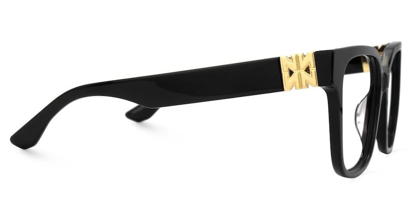 Armazón negro. Armazón cuadrado. Armazón para graduar. Armazón elegante
