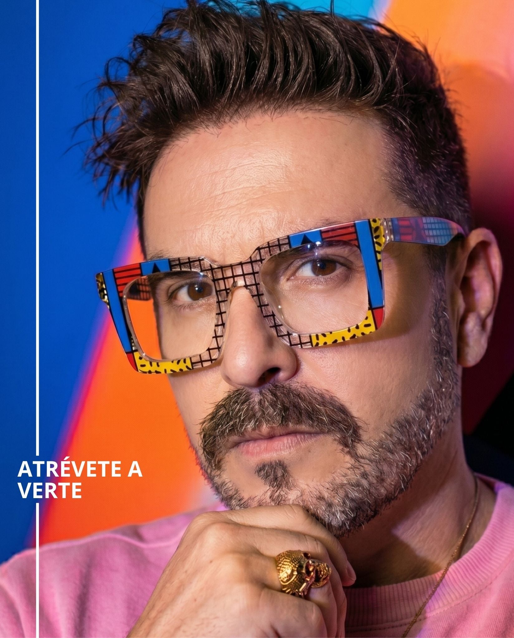 RUBIQ, lente de pasta transparente. Lente de Colores. Lente wayfarer. Lente con filtro luz azul. Lente personalizado. Lente para hombre