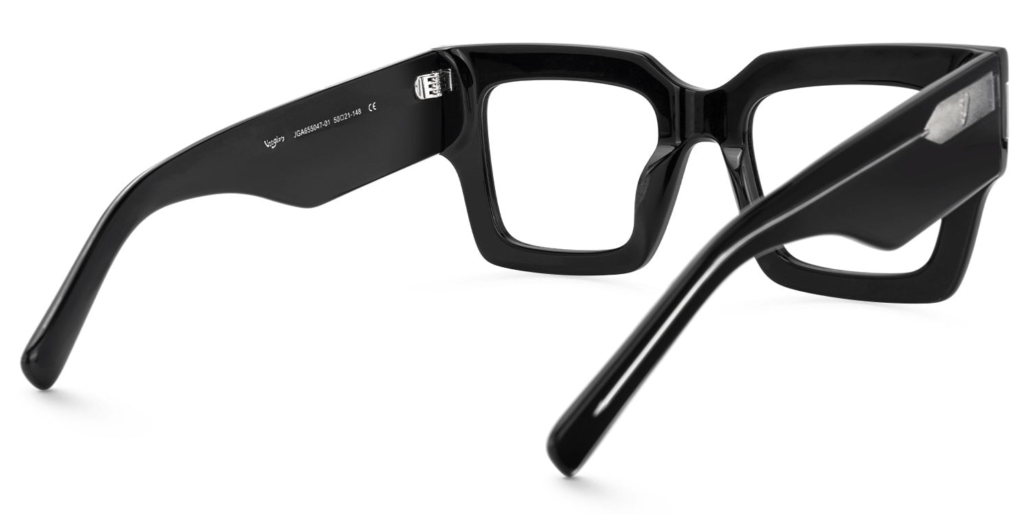 VANITY. Lente de pasta negra. Lente cuadrado. Lente con filtro luz azul. Lente personalizado. Lentes unisex. Lentes para computadora