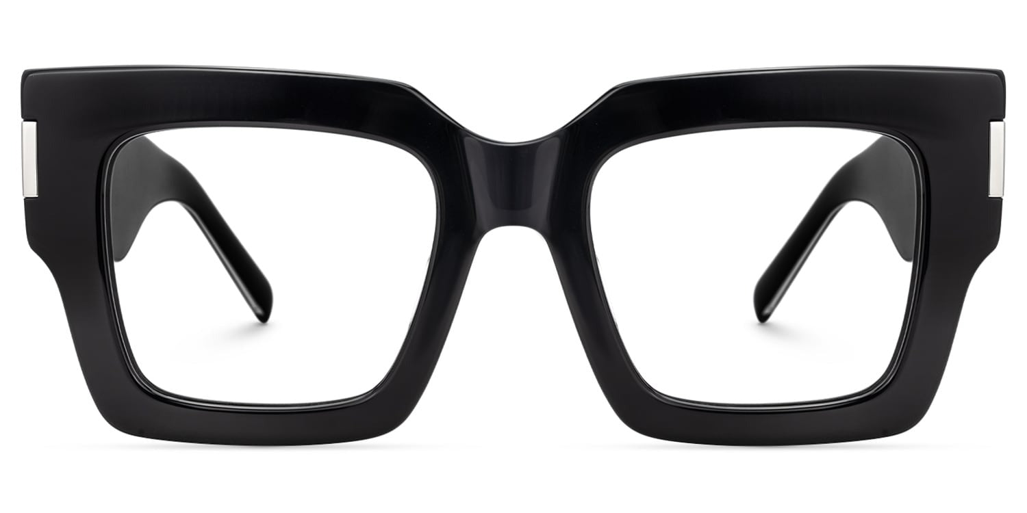 VANITY. Lente de pasta negra. Lente cuadrado. Lente con filtro luz azul. Lente personalizado. Lentes unisex. Lentes para computadora