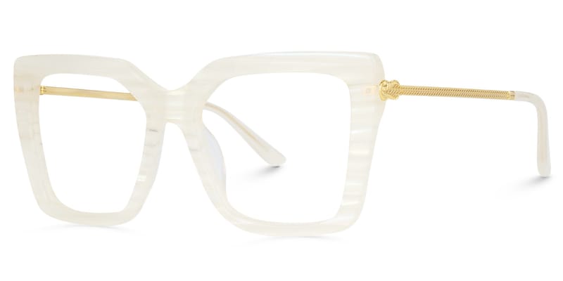 Armazón ojo de gato. Armazón para mujer. Armazón para dama. Armazón para graduar. Armazón blanco. 