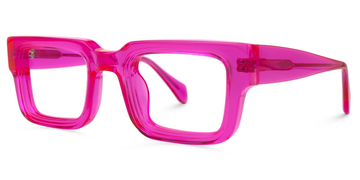 PINK LEMONADE, lente de pasta transparente rosa. Lente de Colores. Lente wayfarer. Lente con filtro luz azul. Lente personalizado. Lentes unisex