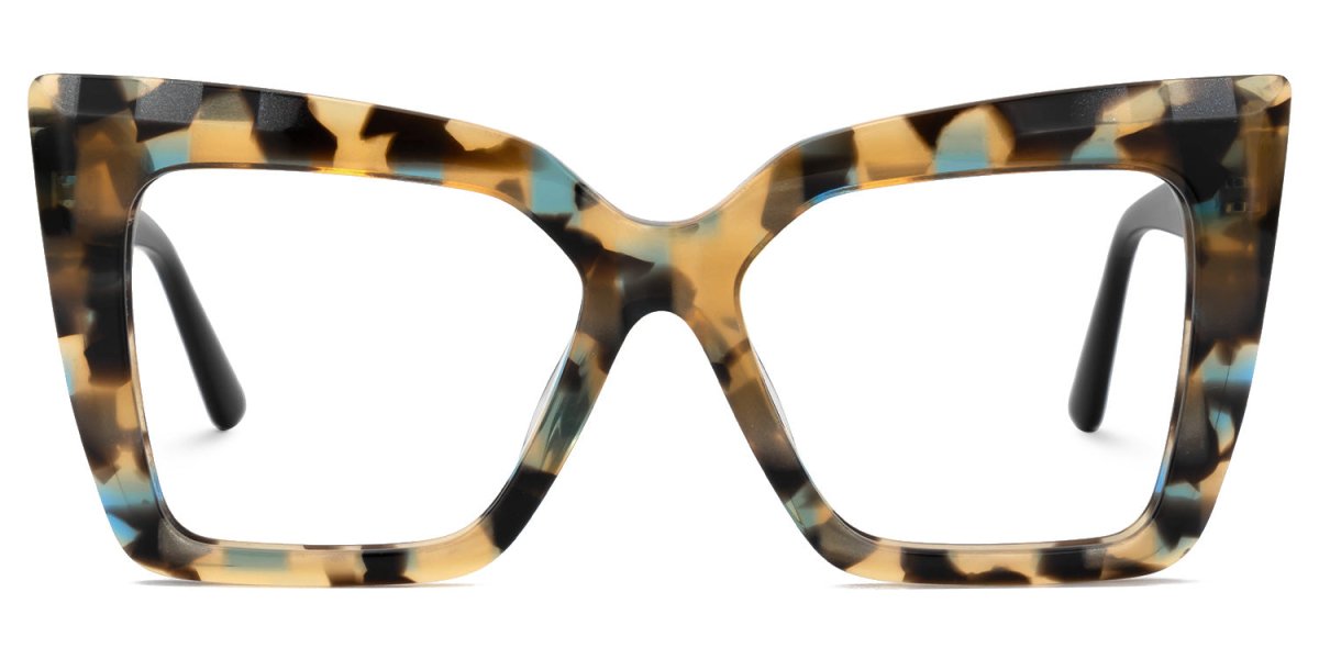SHITARA - Lente de pasta camuflaje. Lentes carey. Lente ojo de gato. Lentes cuadrados. Lente con filtro luz azul. Lente personalizado. Lentes unisex